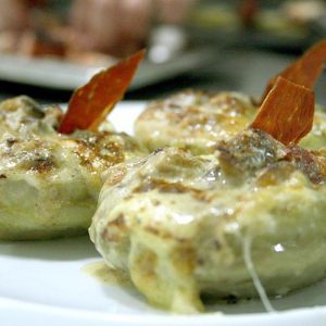 Alcachofa con trufa blanca